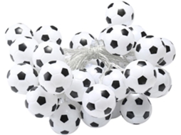 Conjunto De 2 Luminárias Led Em Formato De Bola De Futebol Para Uso Interno E Externo Gokoco (sem Bateria)