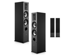 Par De Colunas De Chão De 3 Vias Tweeter 1,91/2,54 Cm 2 Woofers 13,34 Cm Vevor