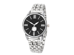 Reloj De Pulsera De Moda Casual Simple Para Hombres G2-g Correa De Acero Cuarzo Negro
