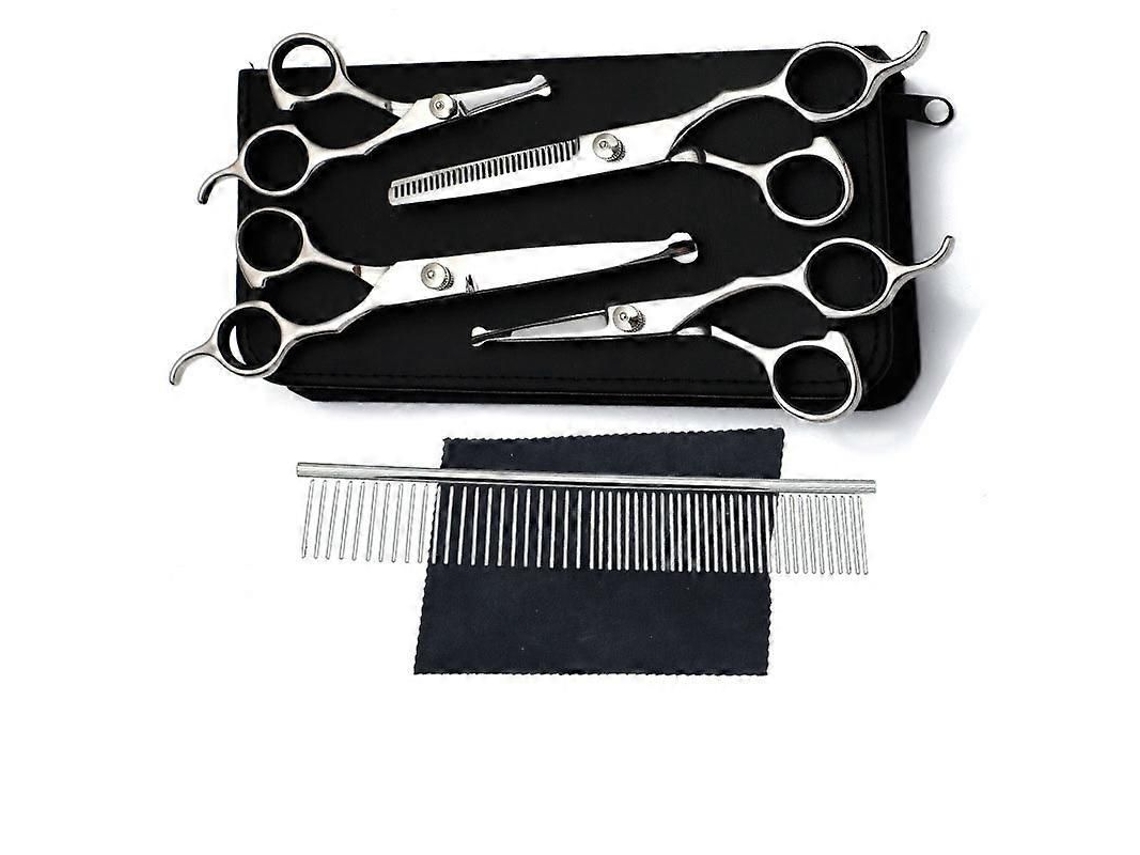 Tesoura De Tosa Para Cães, 6 Polegadas, Aço Inoxidável, Curva, Para Animais De Estimação