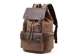 Mochila Para Laptop Markroyal 15.6 Vintage Canvas Br Db Marrom Brilvibera