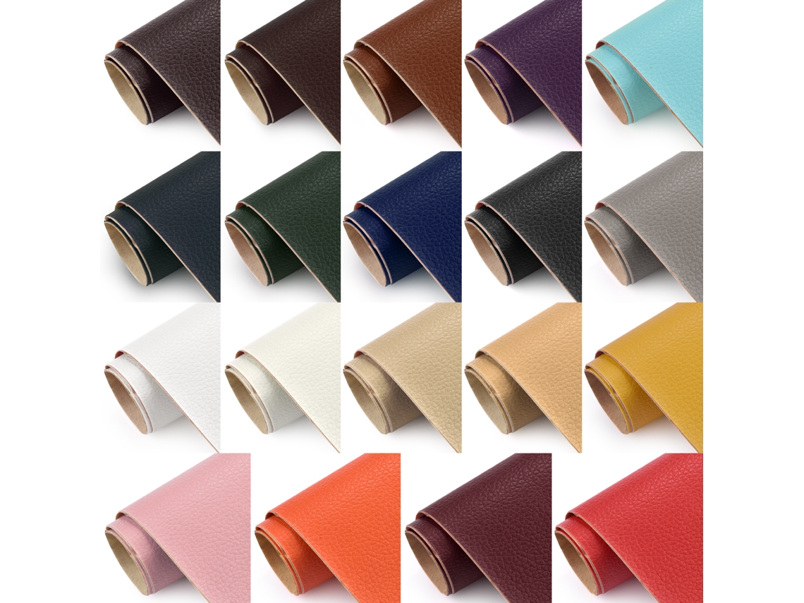 Adesivos Autocolantes para Reparo de Couro Adesivos Impermeáveis para Reparo de Couro Pu MDUG (branco 20x30cm)