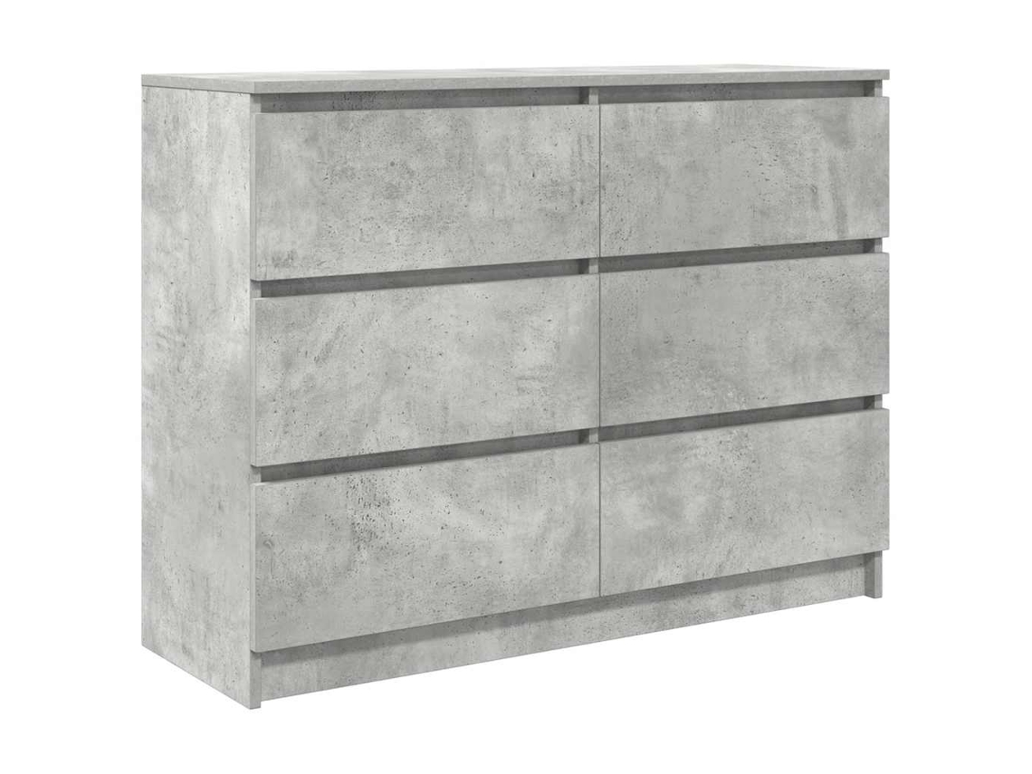 Aparador Derivados da Madeira Cinzento Cimento MAISON EXCLUSIVE 100x35x76 cm