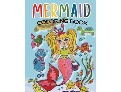 Livro Mermaid Coloring Book For Kids 4-8, Hand Drawn by the Artist de Beata Klimecka Art, Joanna Sosnowka et al. (Inglês)