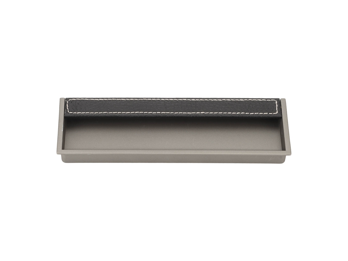 Primerox maçaneta Embutida para Armário Porta Deslizante Gaveta Preta Design Moderno Resistente