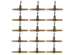 Conector de Tackle T Green Reutilizável 15pcs