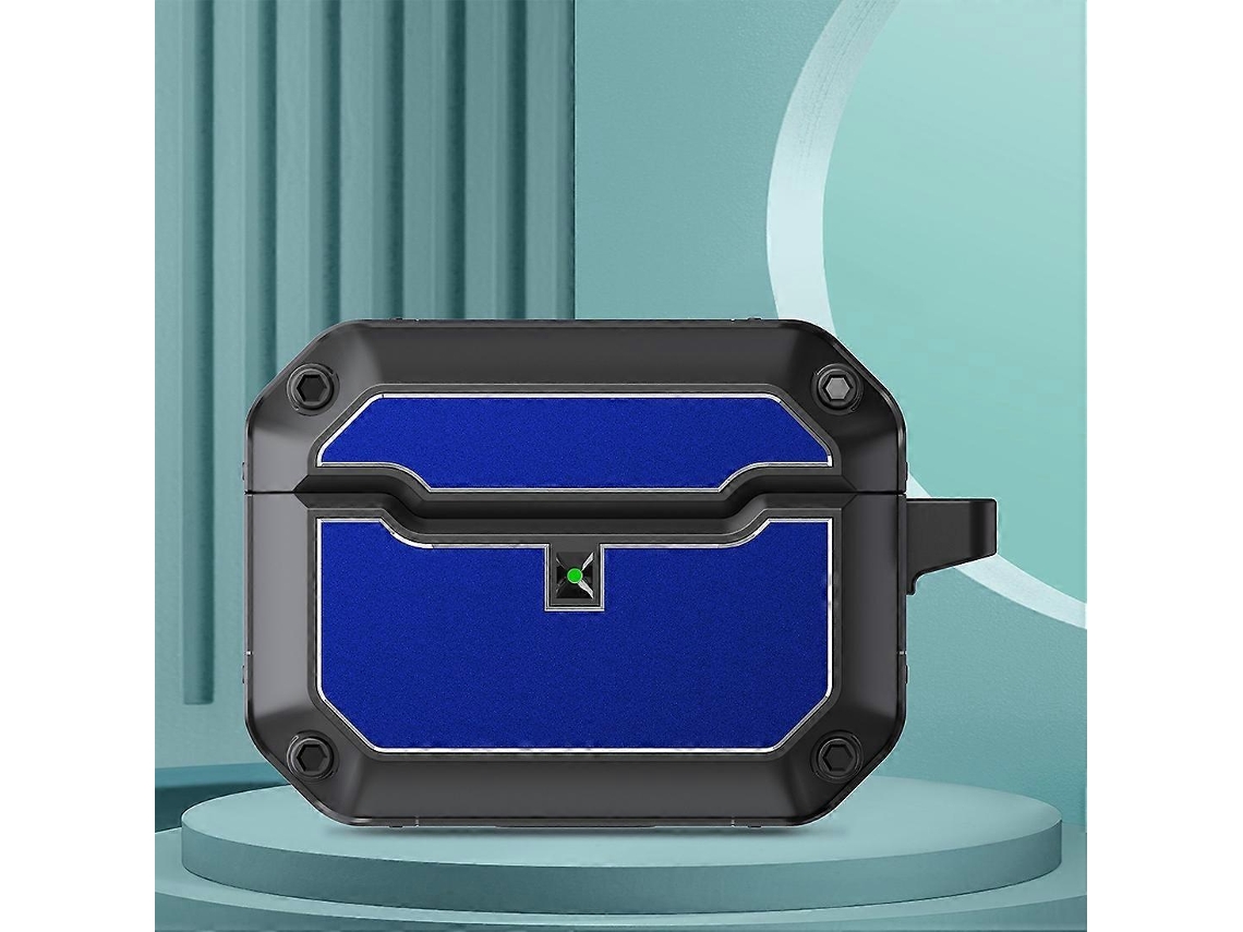 Capa Protetora De Fone De Ouvido Mecha Hardware Tpu Com Gancho Para Airpods Pro