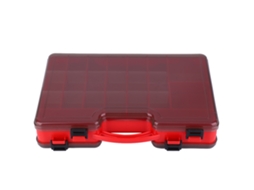 Caixa de Iscas de Pesca Lure Box Vermelha