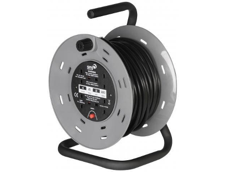 Extensão Elétrica SMJ CTH2513 4 tomadas Cinzento 25 m