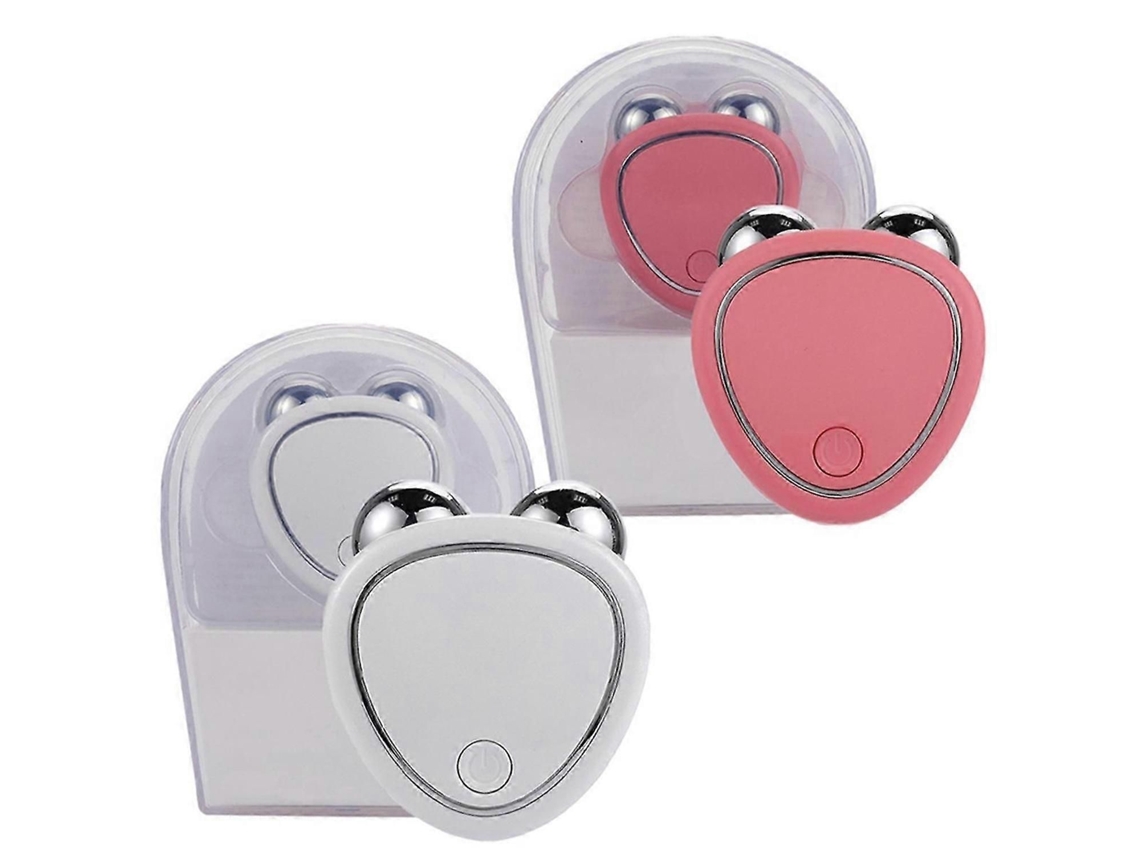 2 Unidades de Aparelho Lifting Facial Ems com Massageador e Rolo Microcorrente GOKOCO