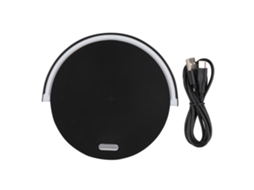 Carregador Sem Fio LAXISCREED 10w Luz Noturna Preto