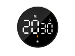 Temporizador Digital Laxiscreed Com Led Rotativo E Display Para Cozinha