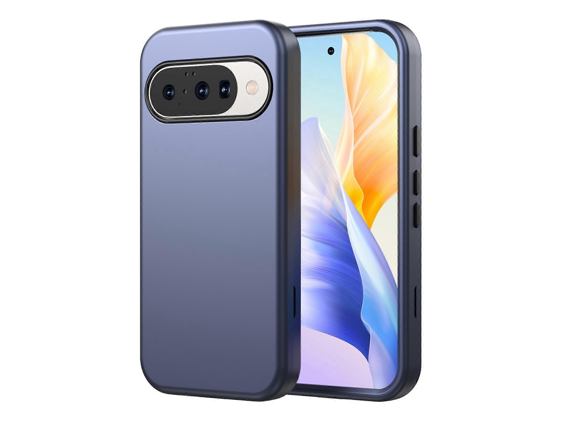 Capa Gw03 Para Google Pixel 10 10 Pro Tpu Capa Para Celular Pc Dupla Camada À Prova De Choque Azul Escuro