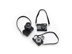Pacote Com 3 Produtos Para Câmeras Digitais, Câmera Slr Miniatura Em Escala 14 Brilvibera