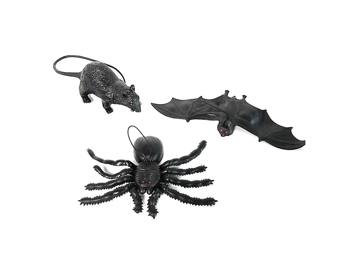 6 Peças de Brinquedo de Plástico para Decorações de Halloween ALLINLESS