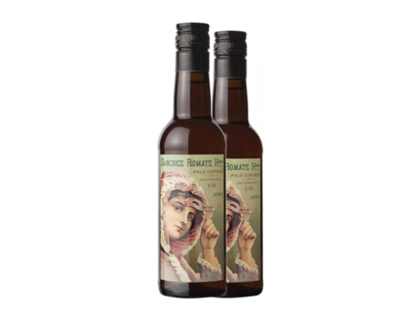Vinho fortificado SÁNCHEZ ROMATE Escondido Palo Cortado Palomino Fino Jerez-Xérès-Sherry Meia Garrafa (0.37 L - 2 Unidades)
