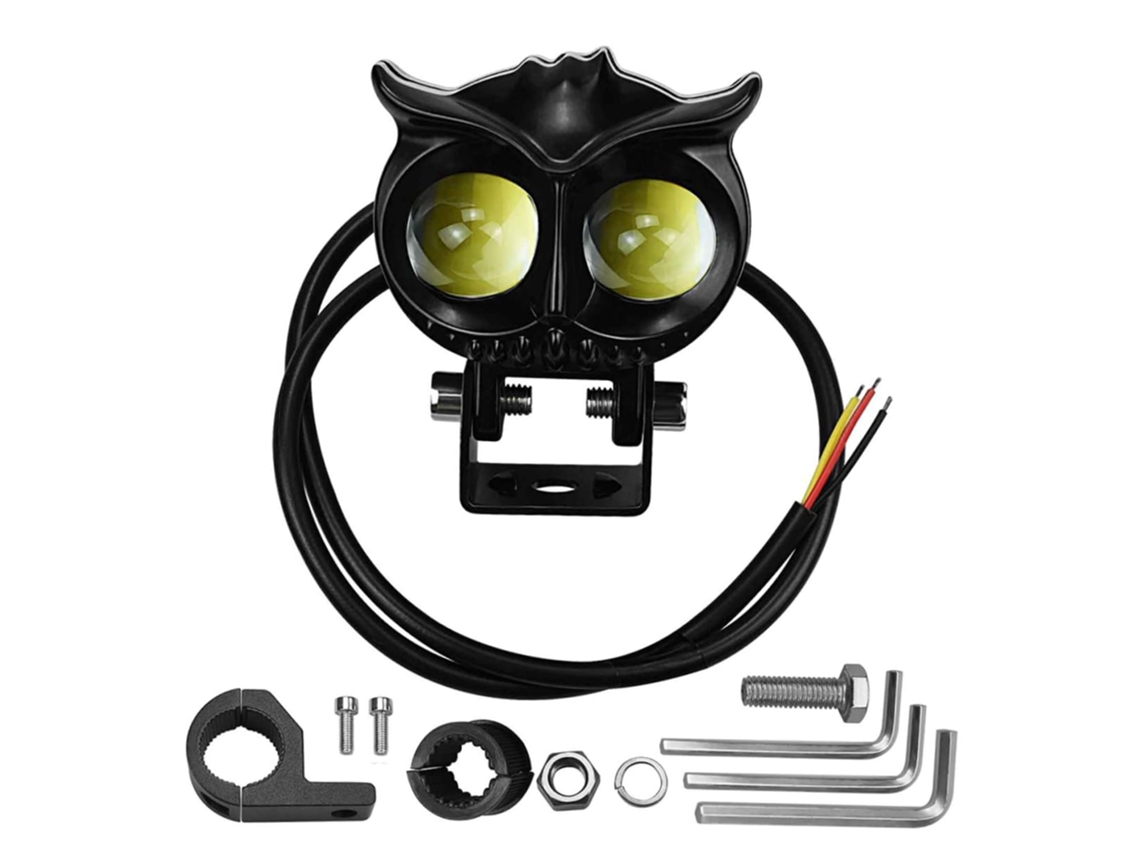 Farol De Led Owl Modificado, 12-85v, Para Carros E Quadriciclos, À Prova D'água, Fácil Instalação, Iluminação Potente.