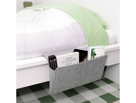 Bolsa de Armazenamento para Cama Modelo Grande KIKKERLAND Cinza Contemporâneo Design