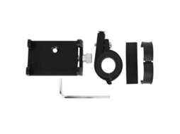 Suporte de telefone para bicicleta, suporte de navegação fixo, acessório de ciclismo para bicicleta elétrica preto S/MARCA