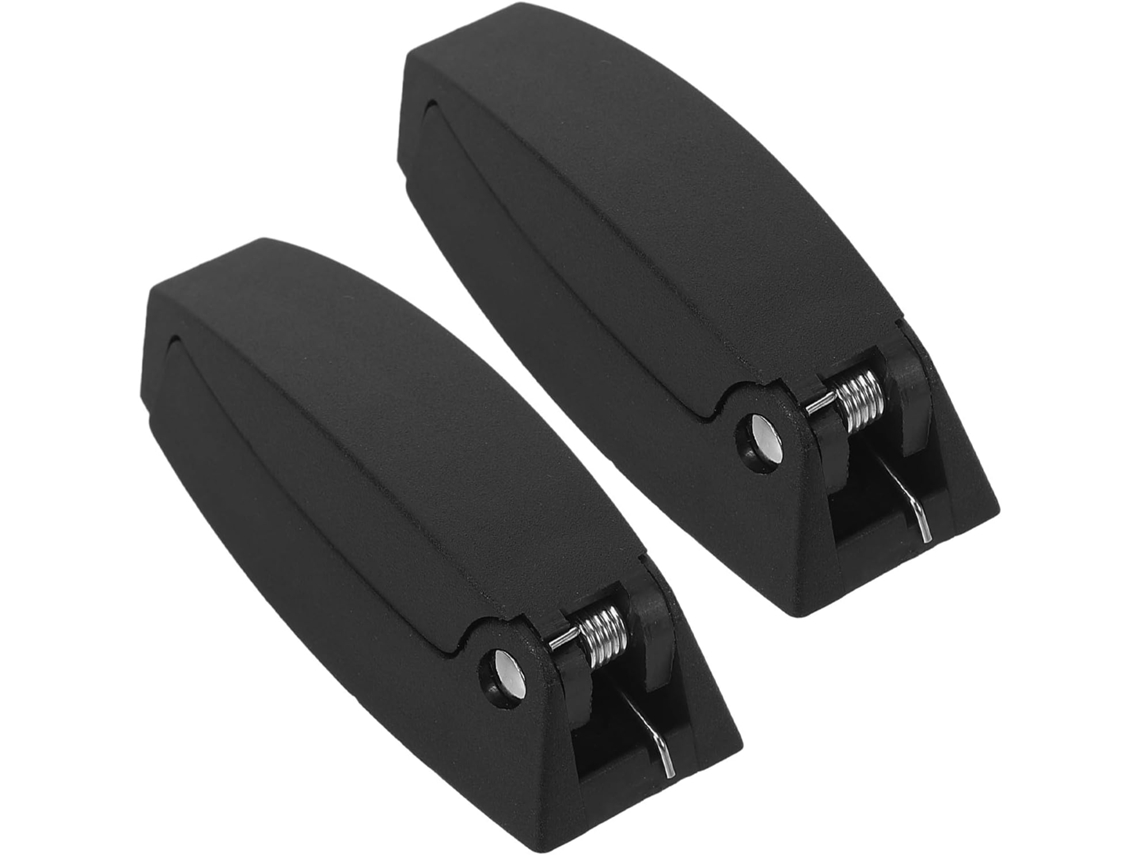 Conjunto De 2 Fechos De Porta Pretos Para Autocaravanas E Reboques