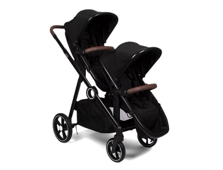 Carrinho De Passeio Para Gémeos Luiz Xl Black Baninni