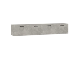 Wall Cabinet, Wall Cabinets Vidaxl Cinzeto Madeira Processada (100 X 36.5 X 35 Cm)