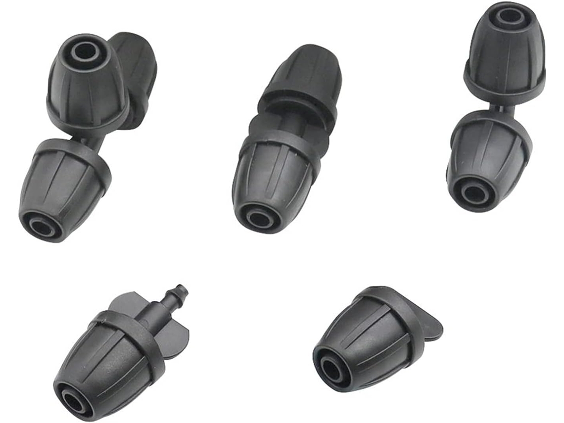 Sistema de Irrigação por Aspersão para Gramado com 2 Conectores Mangueira 8/11 Mm Porcas Travamento, Conector | S/MARCA