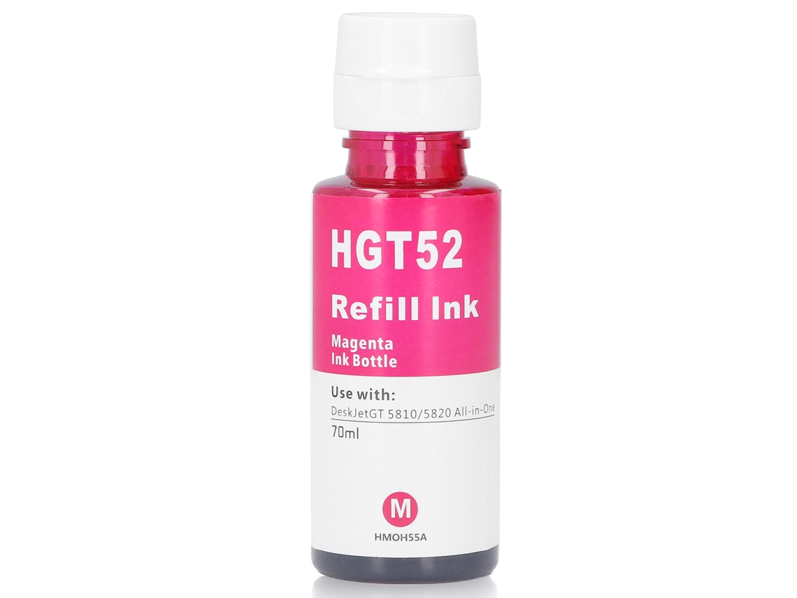 Tinta de Recarga 70ml para Impressora Hp Gt5810 5820 310 311 19 410 519 Vermelha da S/MARCA