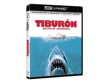 Jaws (4k Ultra Hd) / Tiburón (50 Aniversario) Universal Picturres (1975)