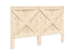 Headboard, Headboards Vidaxl Marrom Madeira De Pinho (160 X 104 Cm)