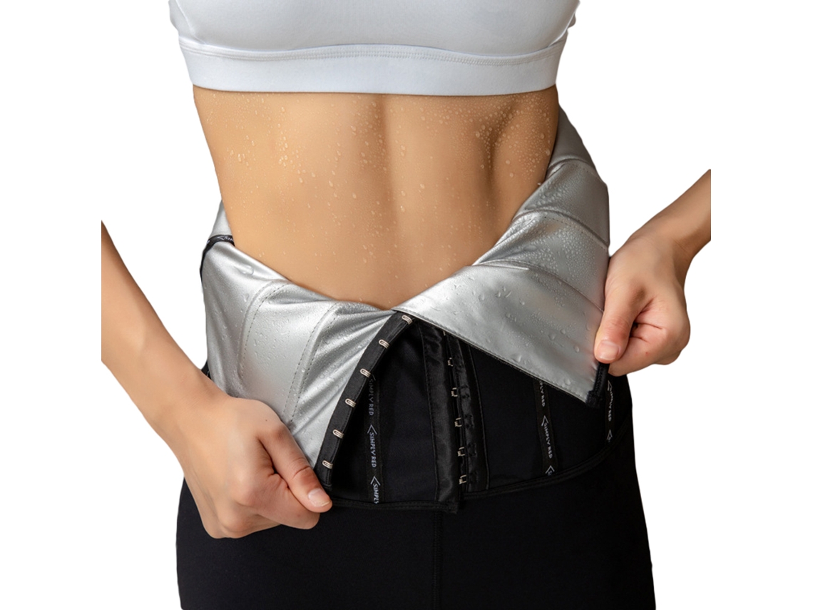 Cinto Ajustador de Cintura com Controle Abdominal para Treino e Slimming Faixa de Suor e Apoio Lombar