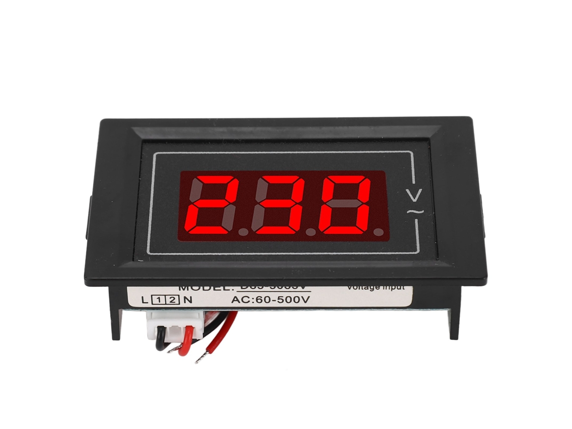 Yuru medidor Digital de Tensão Ca 60 500v Painel Pequeno Voltímetro Monitor Display Multímetro