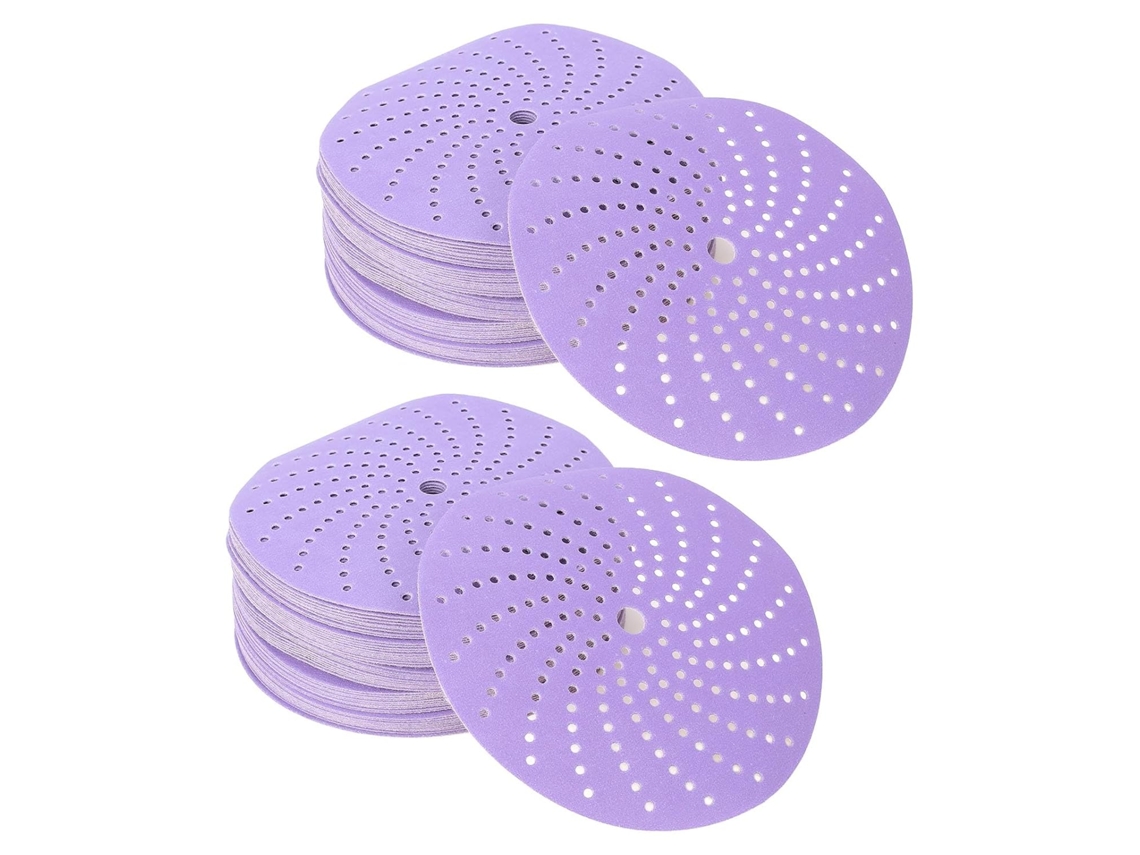 100 Discos Abrasivos De Lixa Cerâmica De 15 Cm (6 Polegadas) E Grão 120