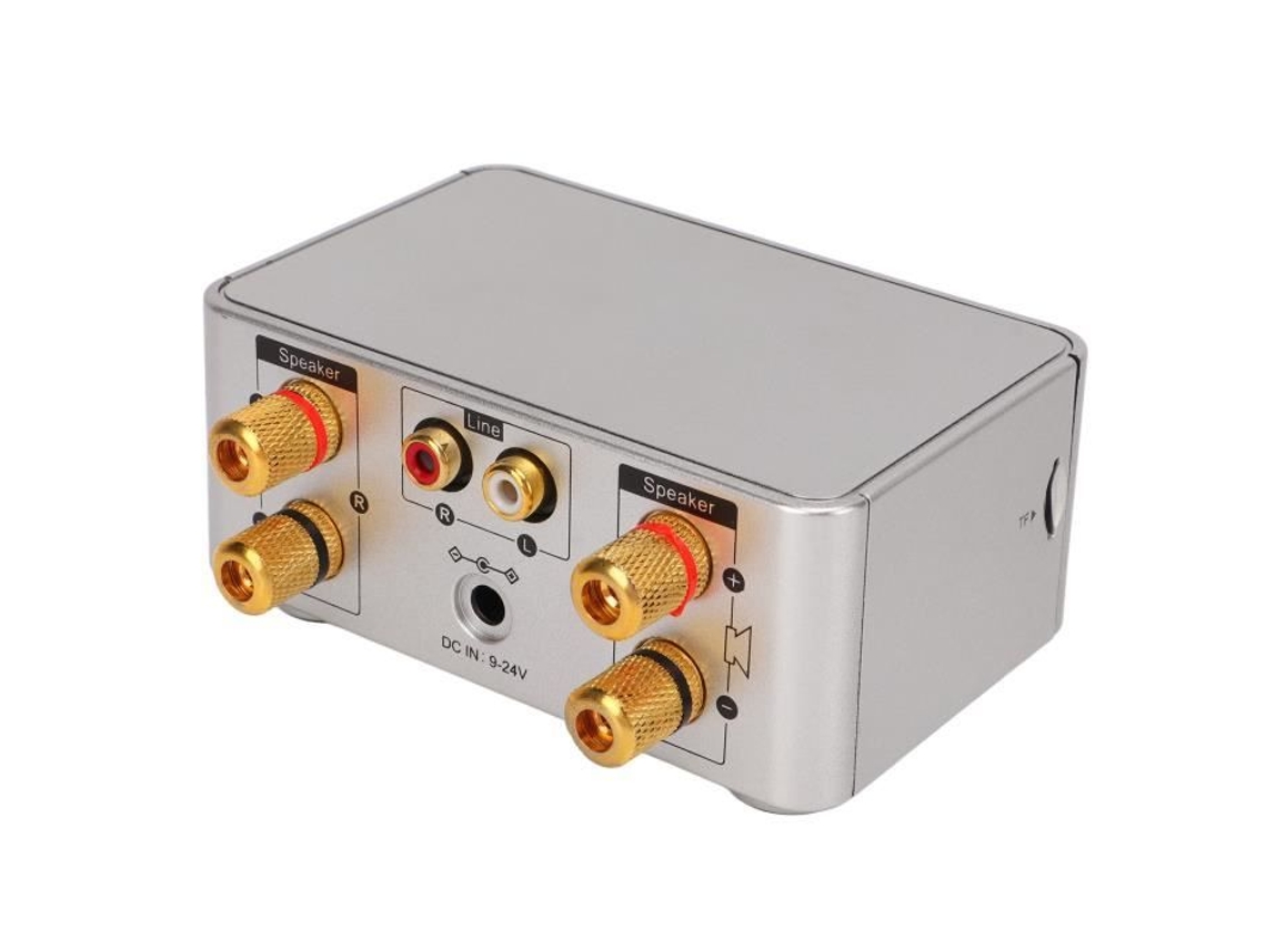 Amplificador Hifi Estéreo HURRISE 136W Leitor de Cartão de Disco U Saída de 3 5 Mm