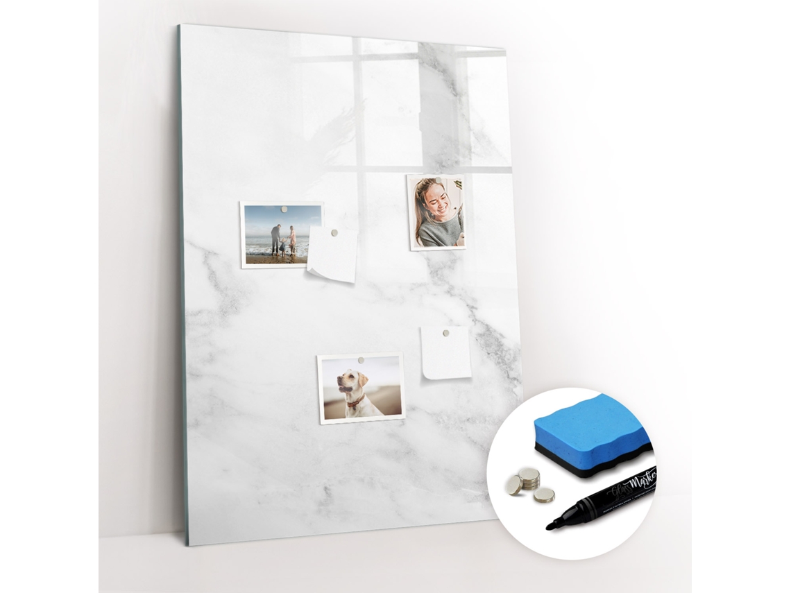 Quadro Magnético Mármore Para O Quarto Das Crianças Espelharte (70x100 Cm)
