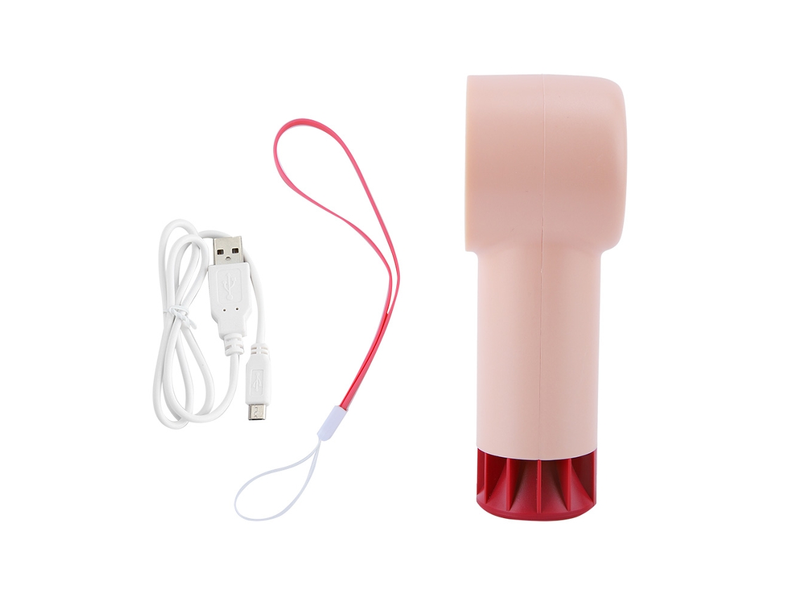 Ventilador Sem Palhas Usb Portátil Mini 360 Graus