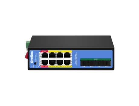 8 Portas Poe 1000mbps Ernitec