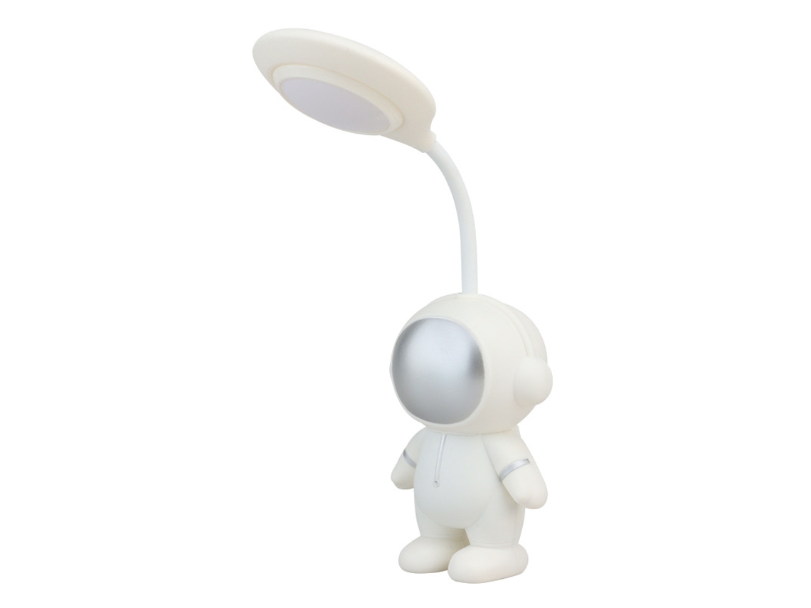 Luminária Moderna de Mesa Usb Recarregável com Proteção Ocular Tema Astronautas, para Quartos Meninos e Meninas, Material Ambiental Escolar STELASPLEN