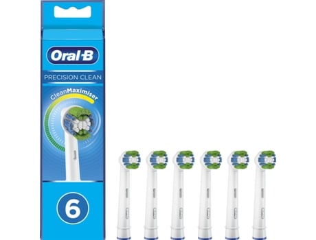 Recarga Escova Elétrica ORAL-B Precision Clean Branco (6 unidades)
