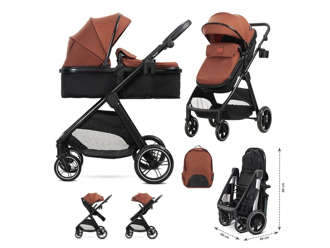 Carrinho De Bebé Lorelli Duo Aspen - Picante