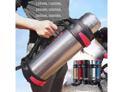 Garrafa Térmica Grande De Aço Inoxidável Com Alça, Capacidade De 1200 A 4000ml, Isolamento Térmico Por 48 Horas - Youa