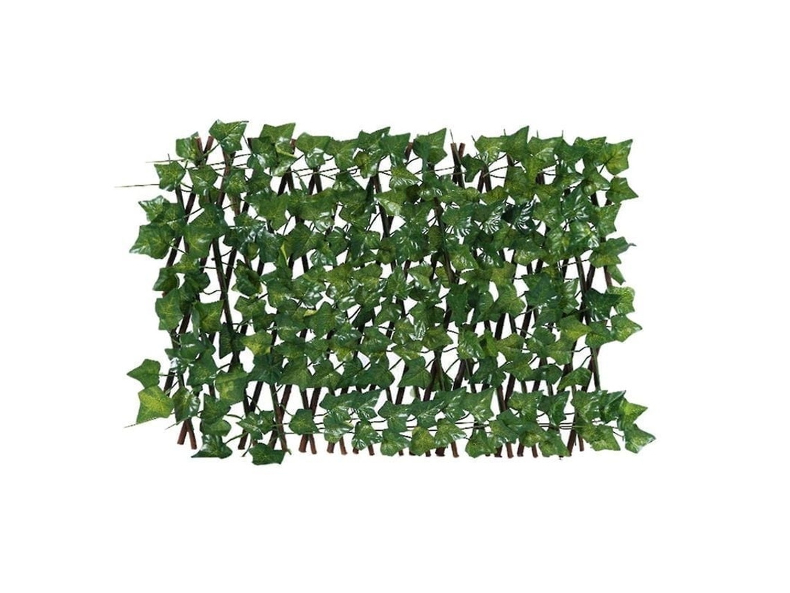 Valla extensível Fasst com plantas artificiais, proteção UV