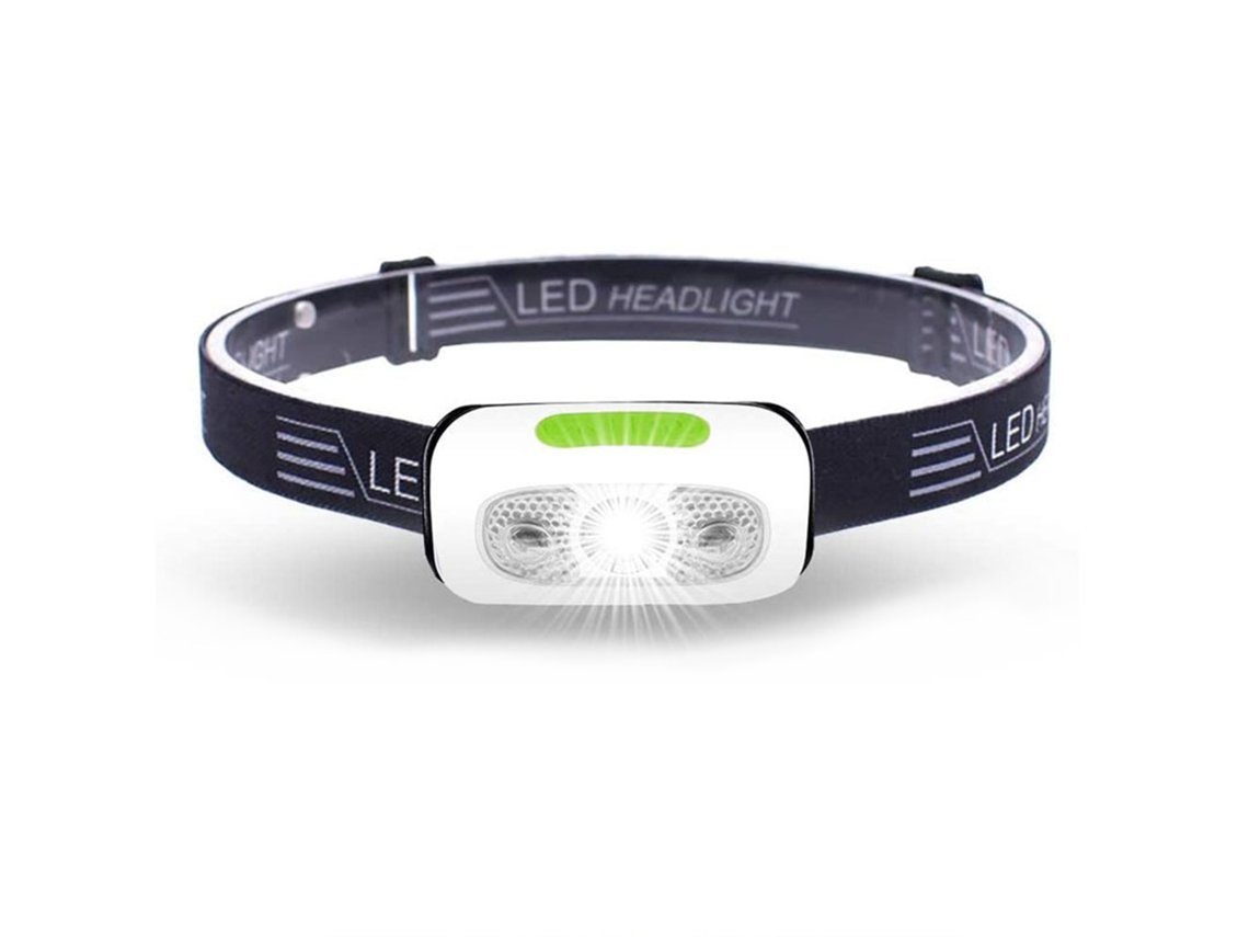2026 lanterna Frontal Led para Exterior com Sensor Ir e Modos de Luz Ajustáveis