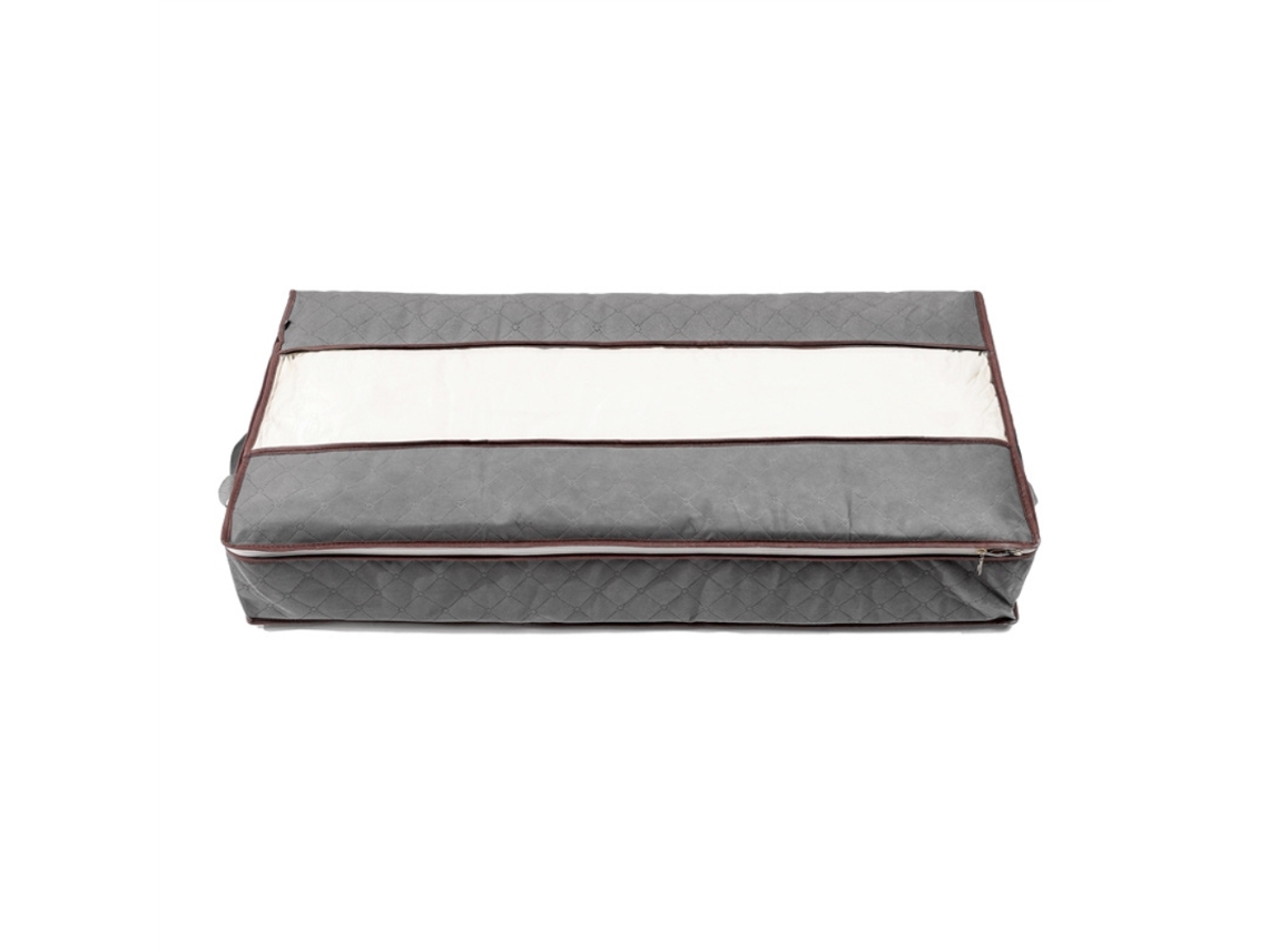 Saco Organizador Dobrável Para Guardar Roupas, Travesseiros, Roupas E Cobertores Embaixo Da Cama, Com Zíper Resistente E Alça