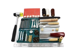 Kit De Ferramentas Para Artesanato Em Couro, 44 ​​peças, Design Retrô, Multinúcleos Oem