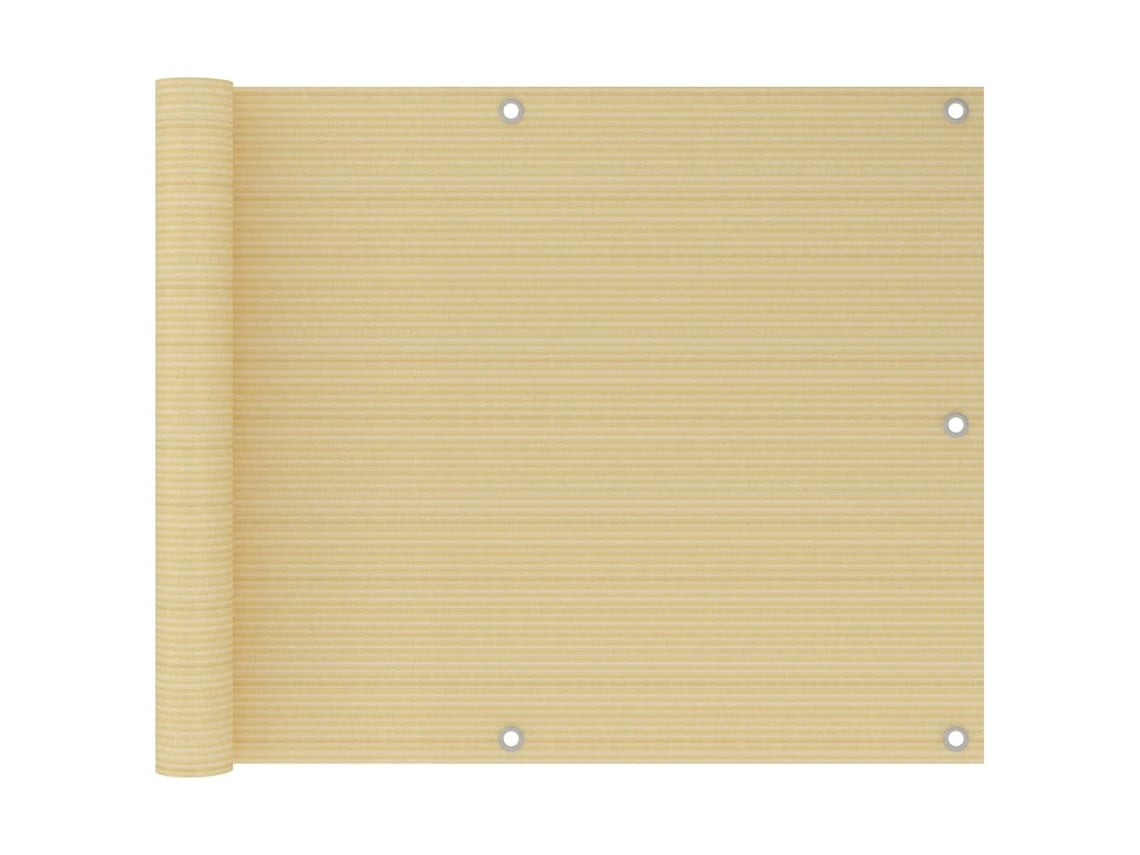 Tela de varanda VIDAXL Beige (75x500 cm)