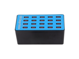 Carregador USB 20 Portas 100W com Ventilador