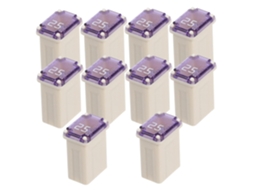 Conjunto De 10 Microfusíveis Automotivos Em Miniatura Para Alta Proteção De Circuitos