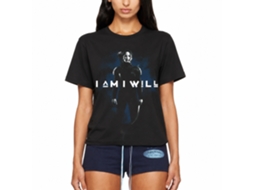 Rockinstone Hunger Games Movie I Am I Will Black Adult T-shirt Size:l