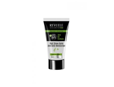 Revuele Men Care Charcoal And Green Tea Post Shave Balm And Daily Moisturizer